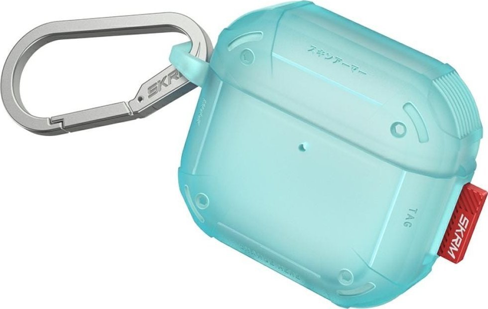 SKINARMA Pouzdro Mecha CE pro AirPods 4 tyrkysové