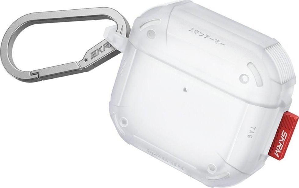 SKINARMA Pouzdro Mecha CE pro AirPods 4 frost