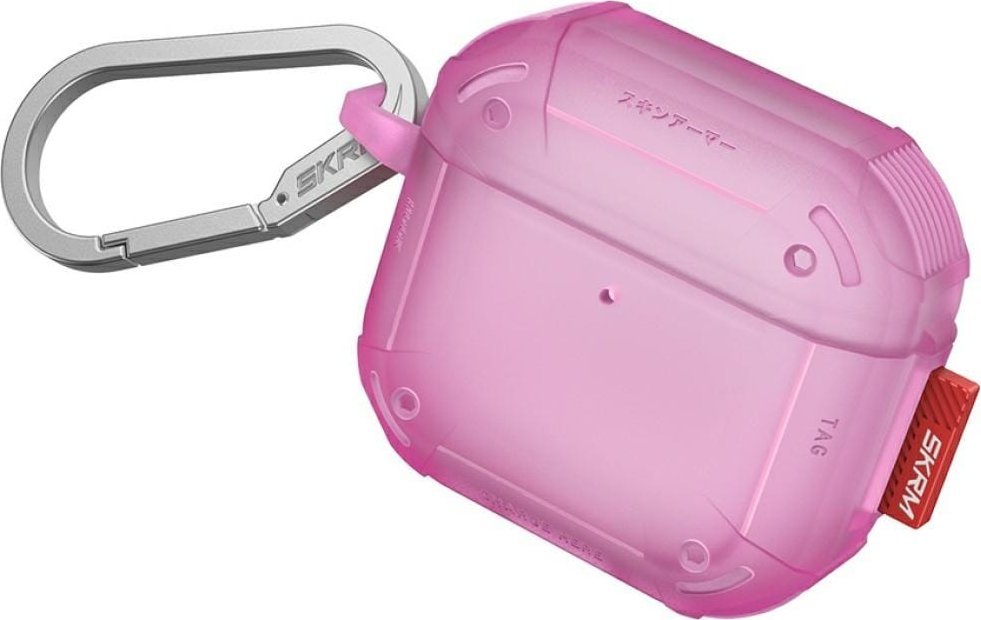 SKINARMA Pouzdro Mecha CE pro AirPods 4 fuchsiové