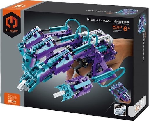 Bigtoys IM.MASTER bionická ruka fialová 484 dílků 6843 43784
