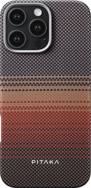 Pitaka Tactile Woven Case, Sunset - iPhone 16 Pro Max