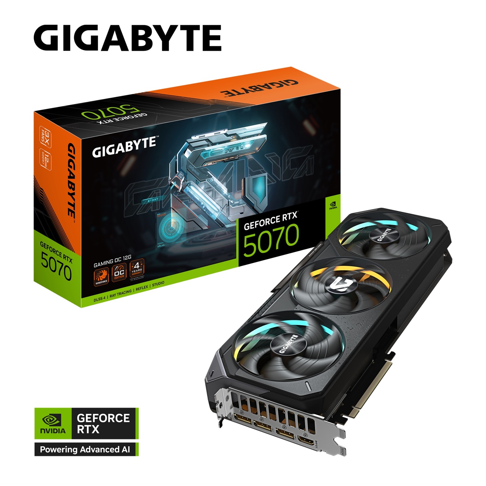 Gigabyte GeForce RTX 5070 GAMING OC 12GB