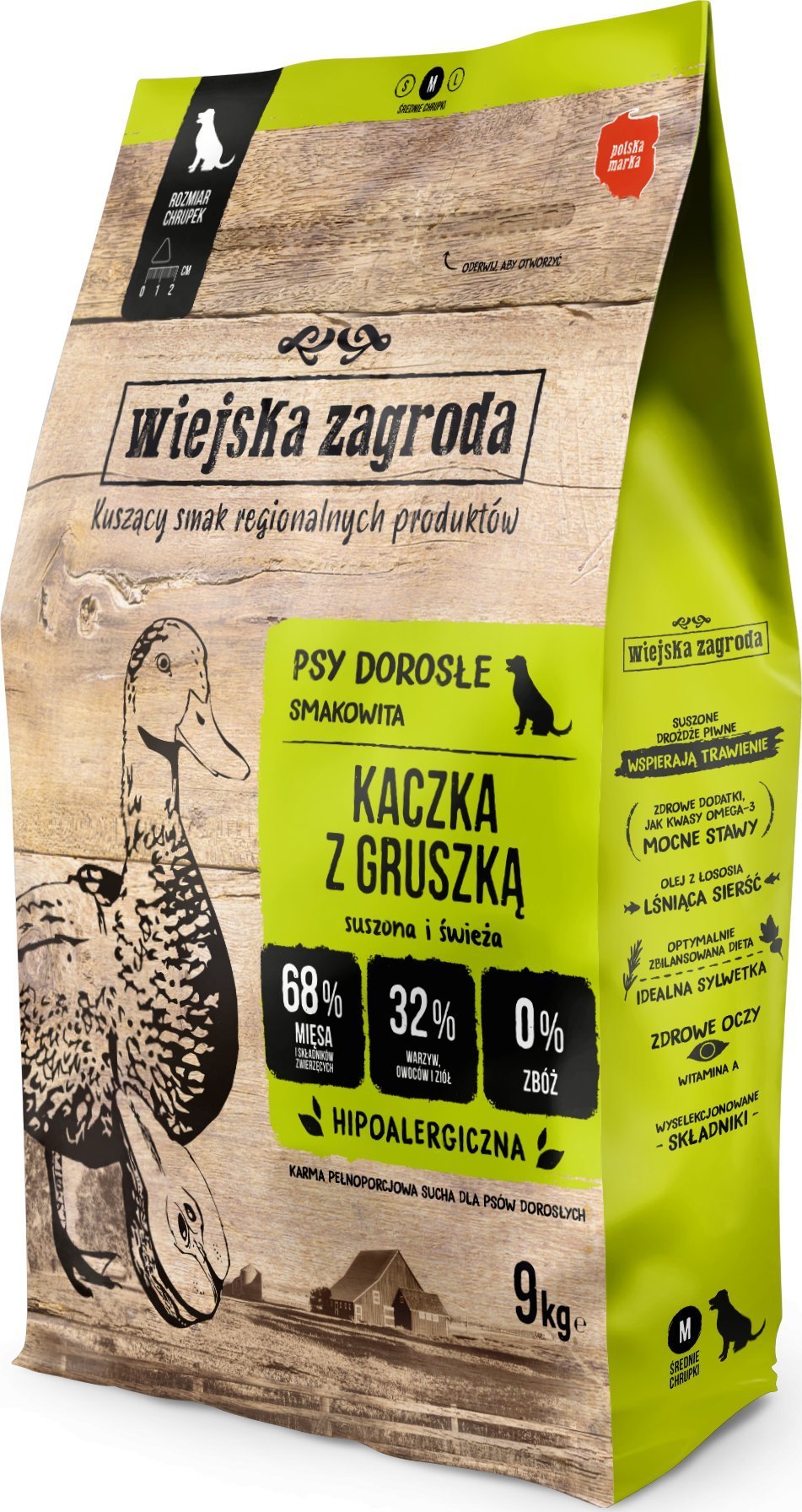 Alpha Spirit Village Duck Farm s hruškou 9 kg