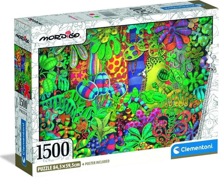 Clementoni - Puzzle 1500 Mordillo Malíř