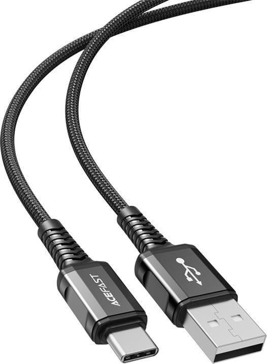 Acefast Kabel USB-A - USB-C 1,2 m černý (6974316280545)