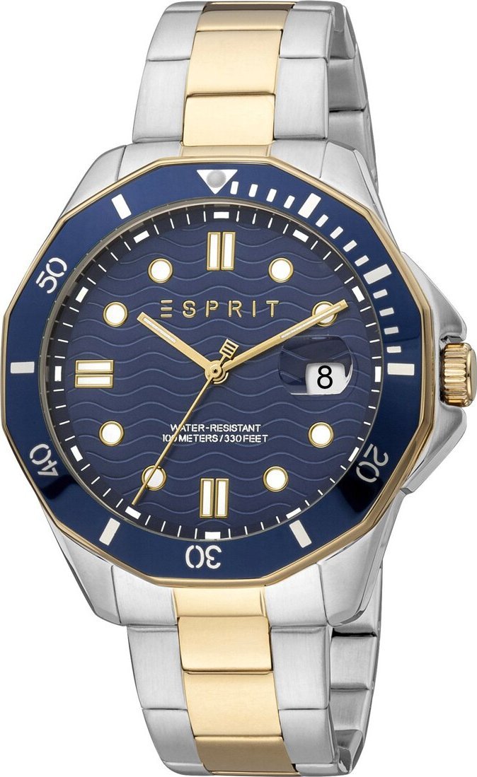 Hodinky Esprit Hodinky Esprit model ES1G367M barva Šedá. Pánské doplňky. Sezóna: Celoročně NoSize