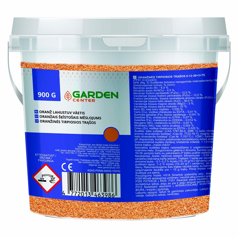GARDEN CENTER  Univerzální hnojivo Garden Center Orange, 0,9 kg