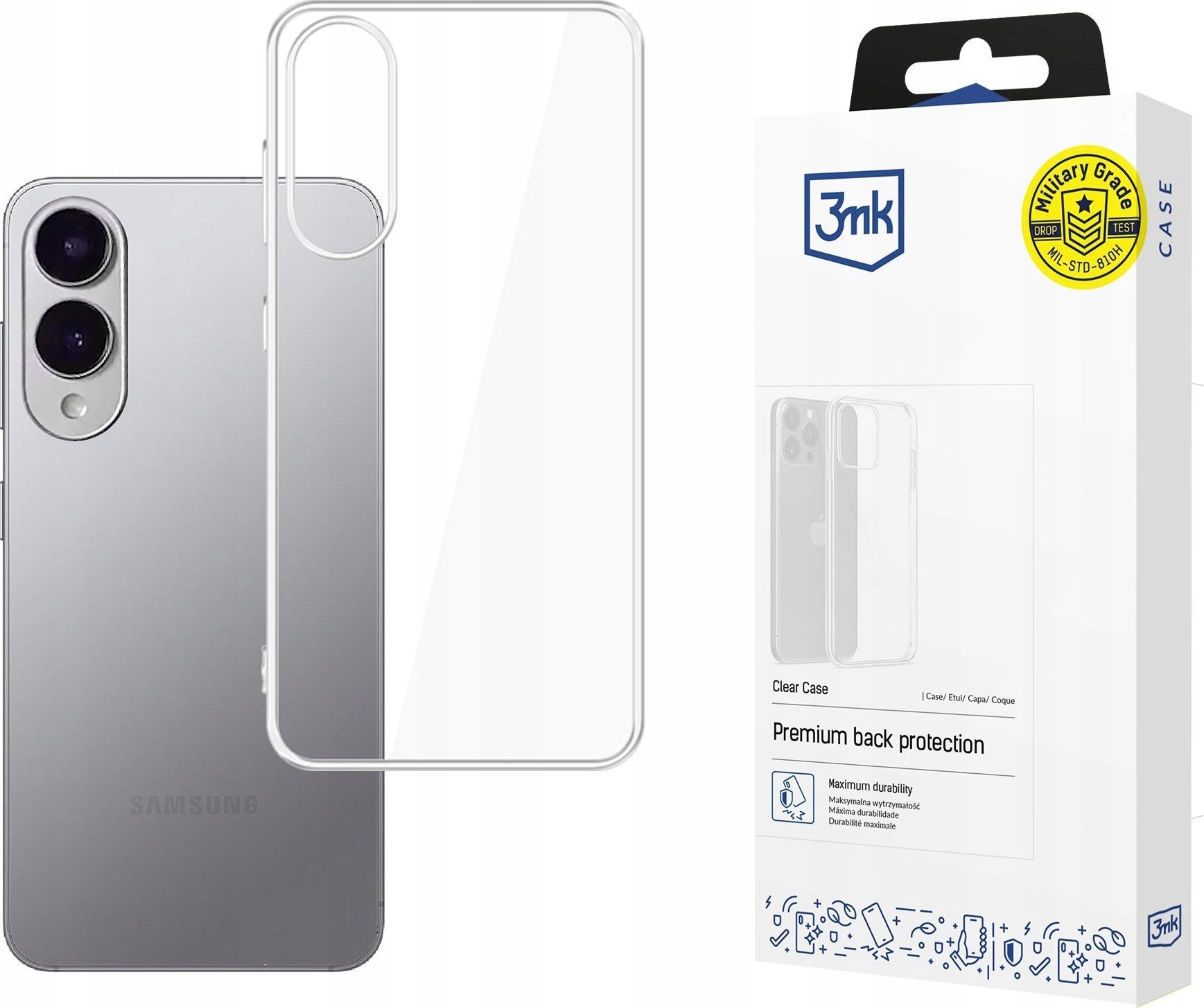 3mk Clear Case pro Samsung Galaxy S25 Edge