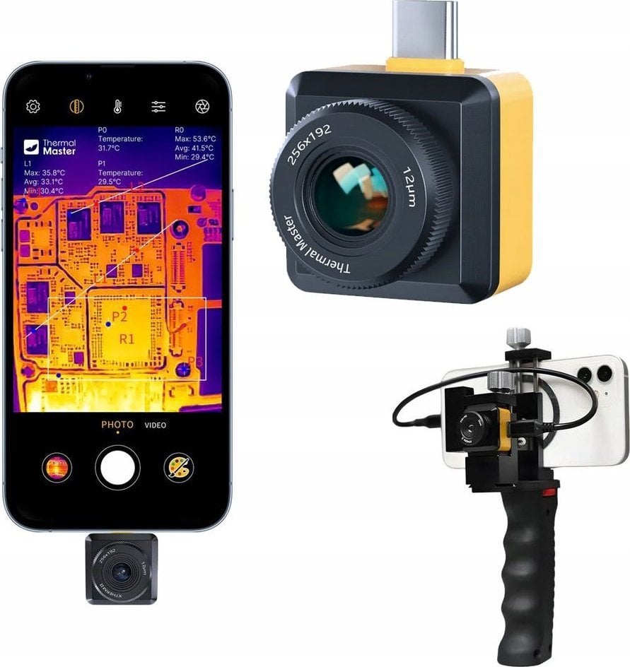 Seek Thermal Termokamera - telefon USB-C MicroUSB ANDROID Thermal Master T2S PRO / ANDROID
