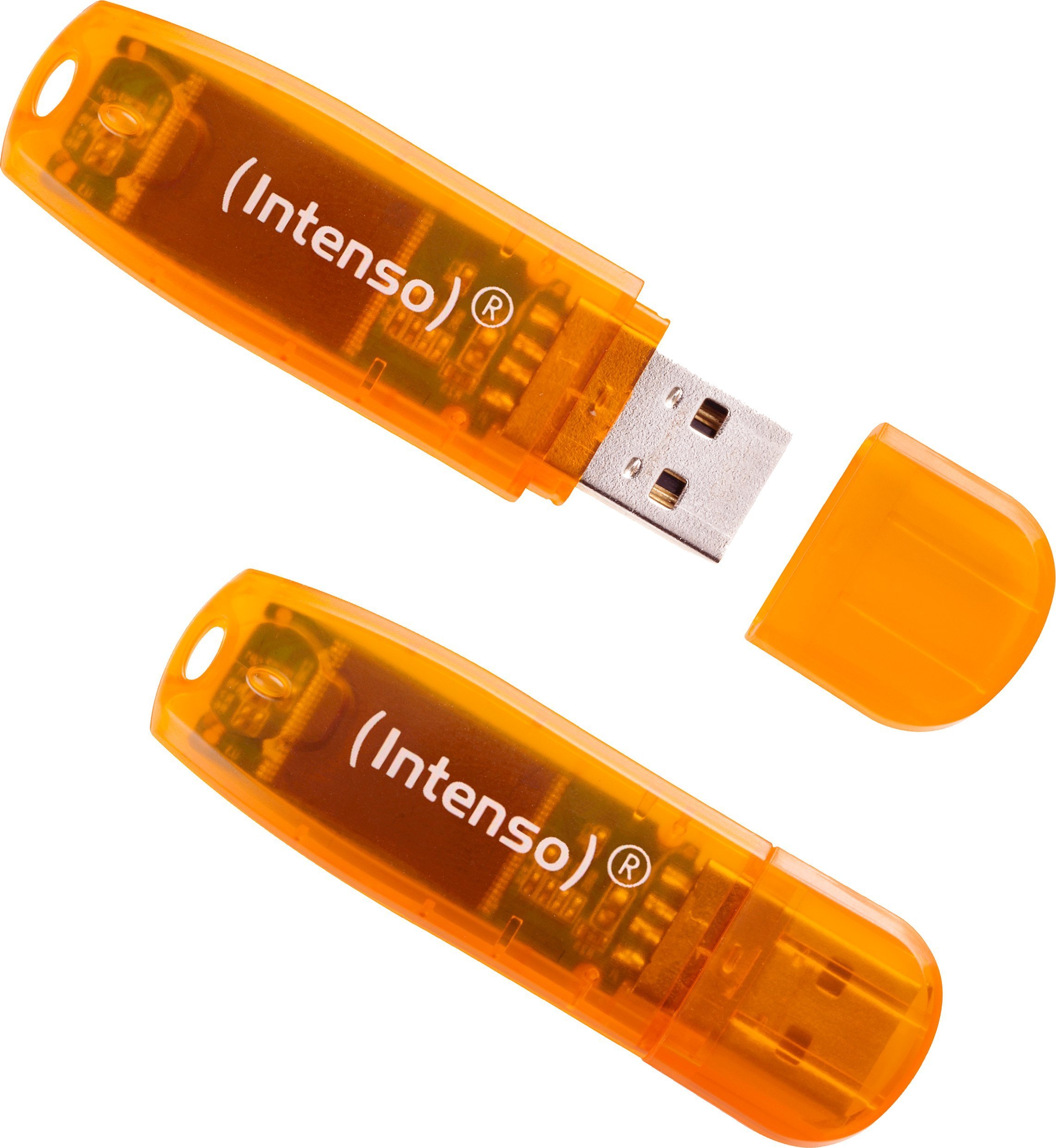 Intenso Rainbow Line 64GB Orange 2er USB flash disk USB typu A 2.0 oranžový