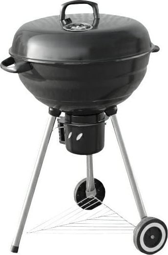Master Grill & Party Zahradní gril na dřevěné uhlí MG910 46 cm x 46 cm