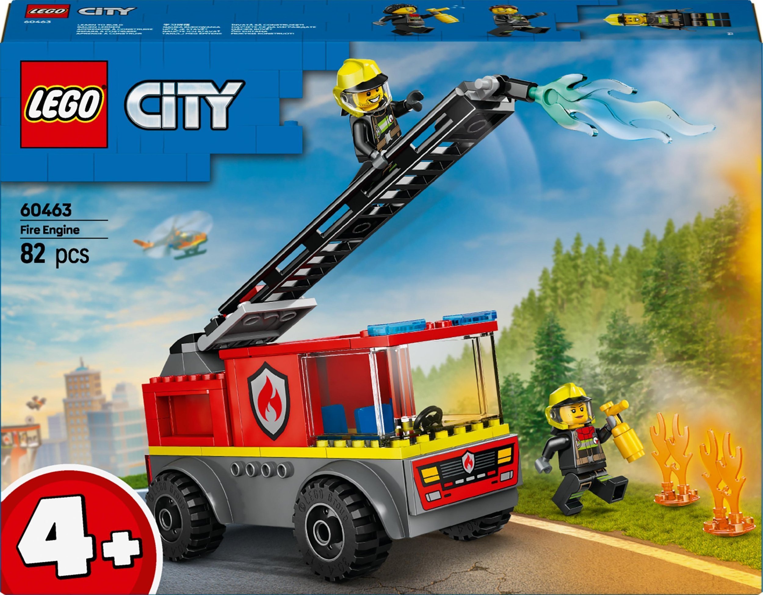 LEGO City Hasičský vůz s žebříkem 8 dílků (60463)