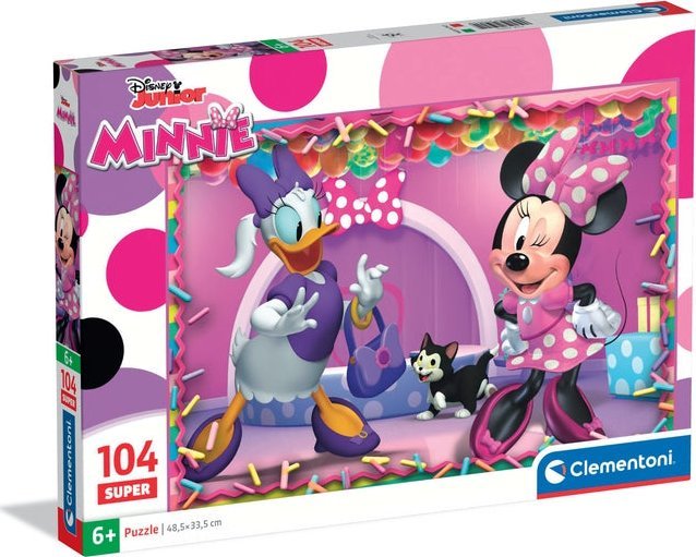 Clementoni - Puzzle 104 Super Minnie
