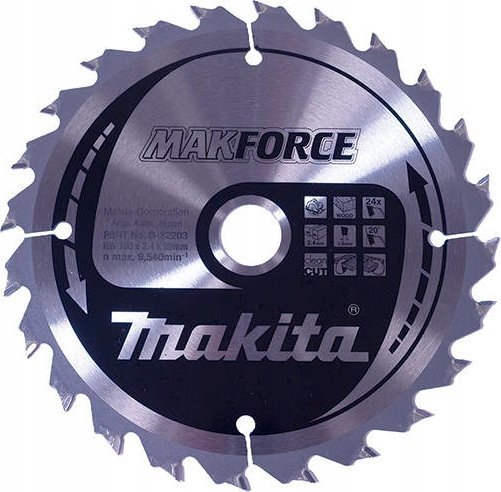 Makita MAKITA KRUHOVÁ PILA 160x20x24z MAKFORCE WOOD