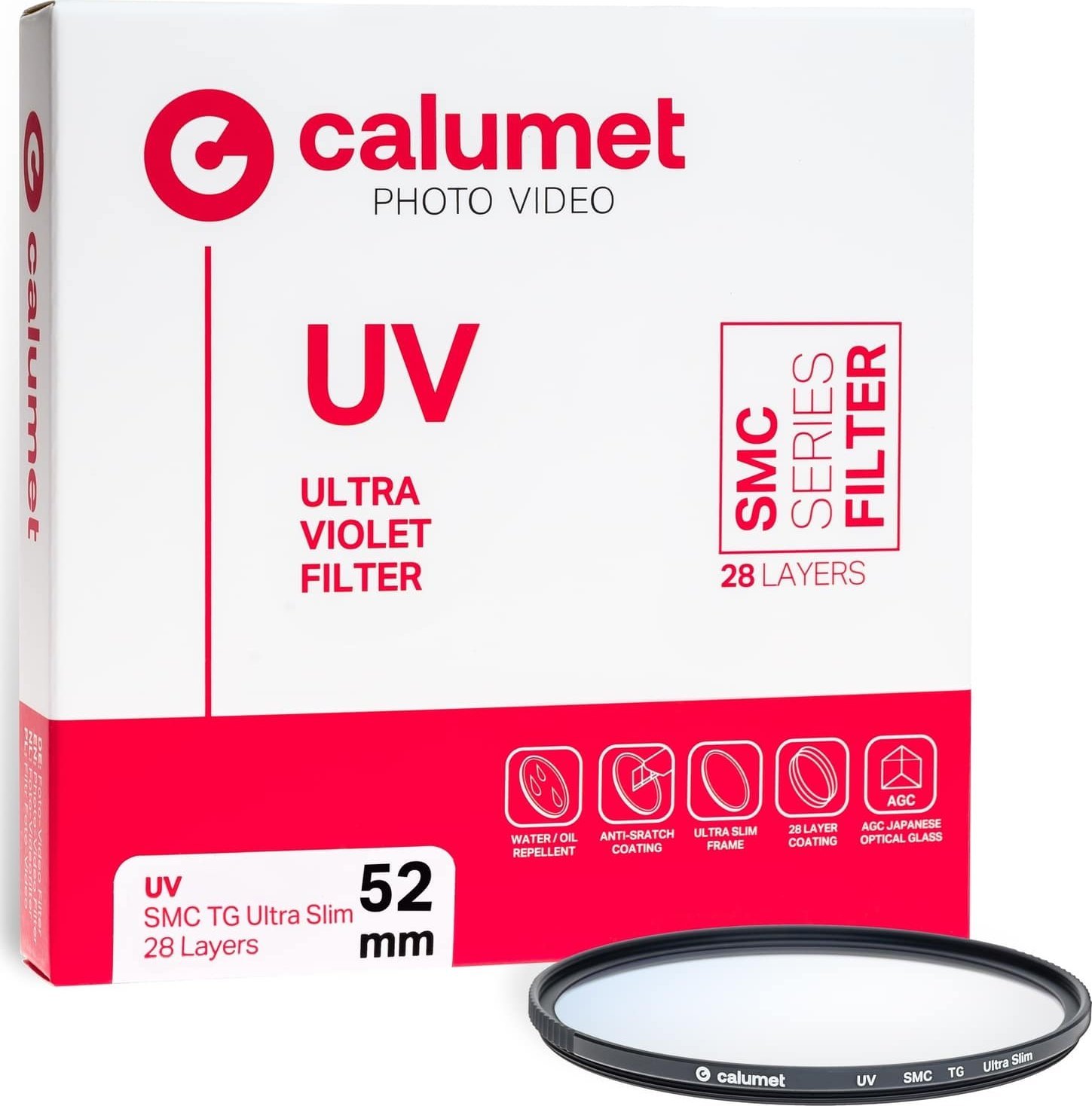 UV filtr Calumet SMC TG 52 mm Ultra Slim 28 vrstev