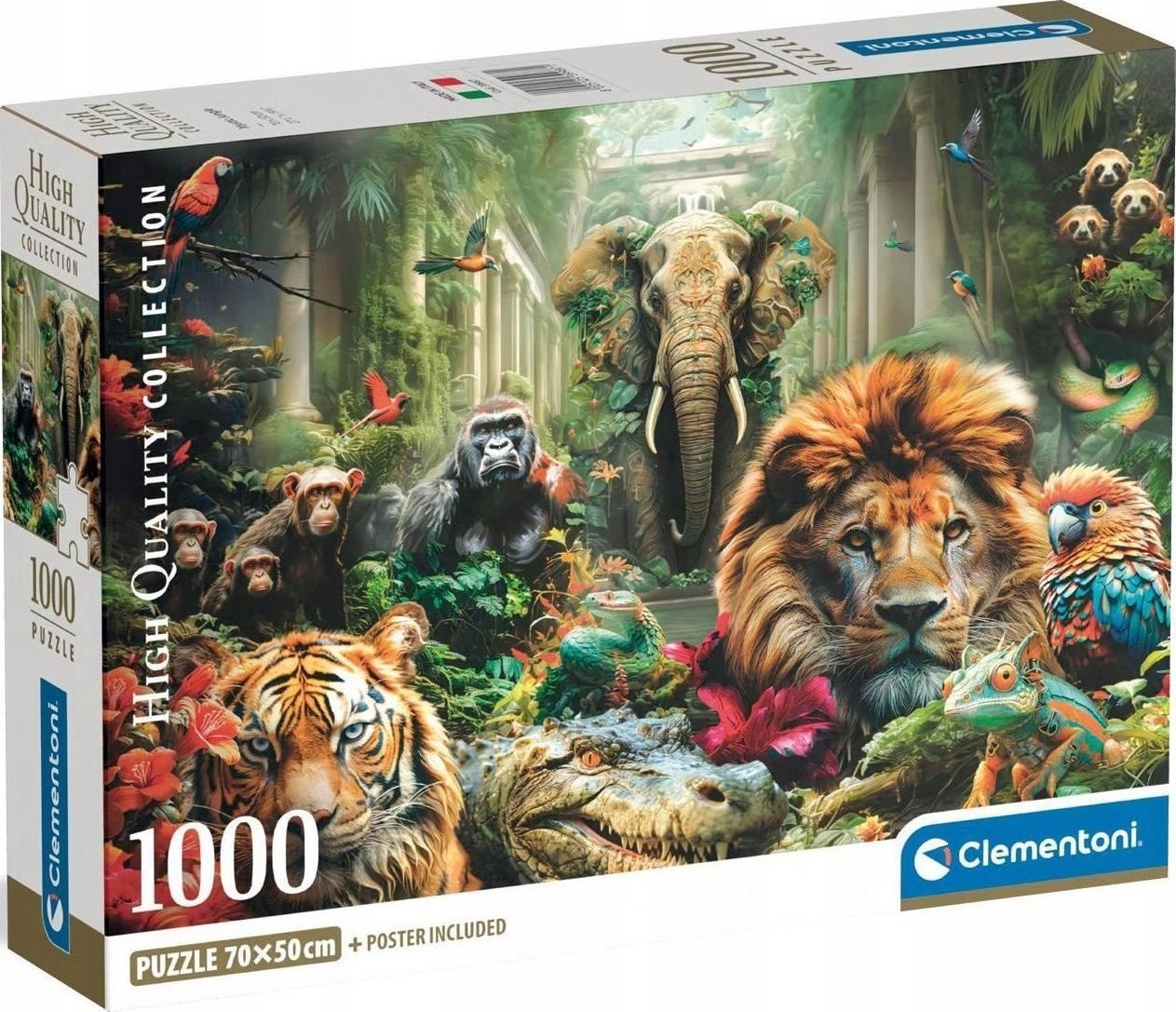 Clementoni - Puzzle 1000 Tajemná džungle