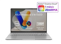 ASUS NTB Vivobook S16 OLED (M5606KA-OLED063W), Ryzen AI 7, 16  2880x1800, 24GB, 1TB SSD, Radeon, W11 Home, Cool Silver