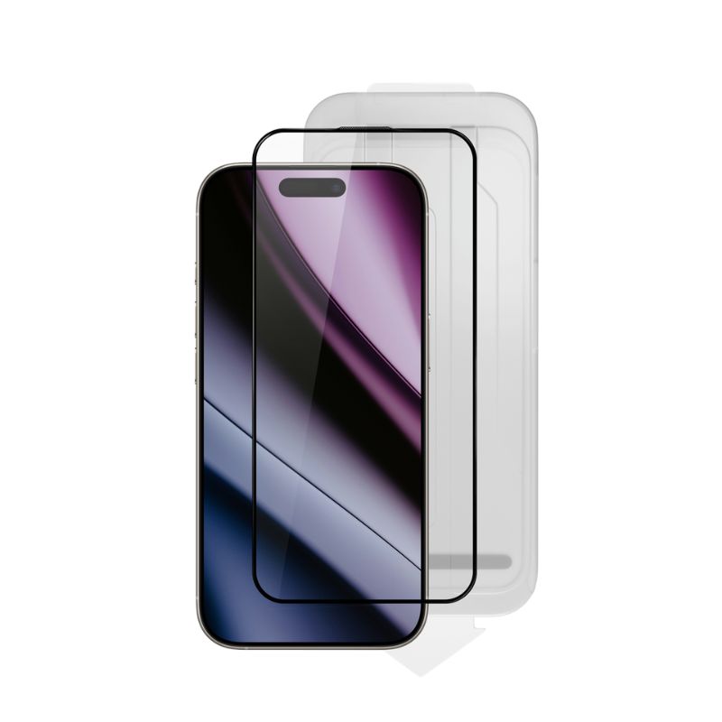 Epico Hero Glass 3D Ultra-široké krytí s aplikátorem proti prachu 2ks pro iPhone 13/13 Pro/14/16e