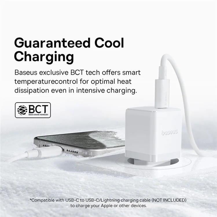 Nabíječka do sítě Baseus Palm 20W, 1xUSB-C bílá