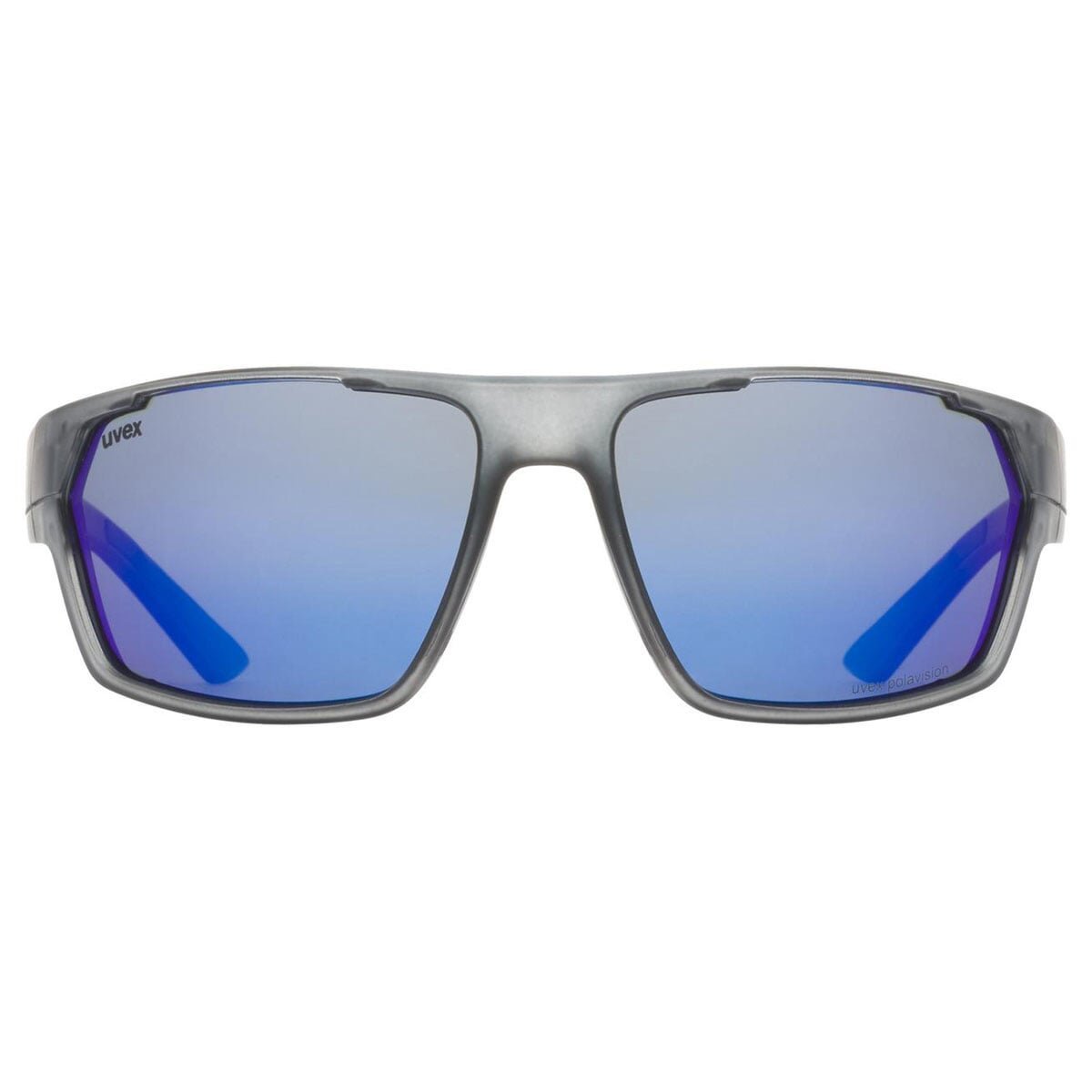 Sluneční brýle UVEX Sportstyle 233 P, smoke mat/polavision mirror blue (cat.3)
