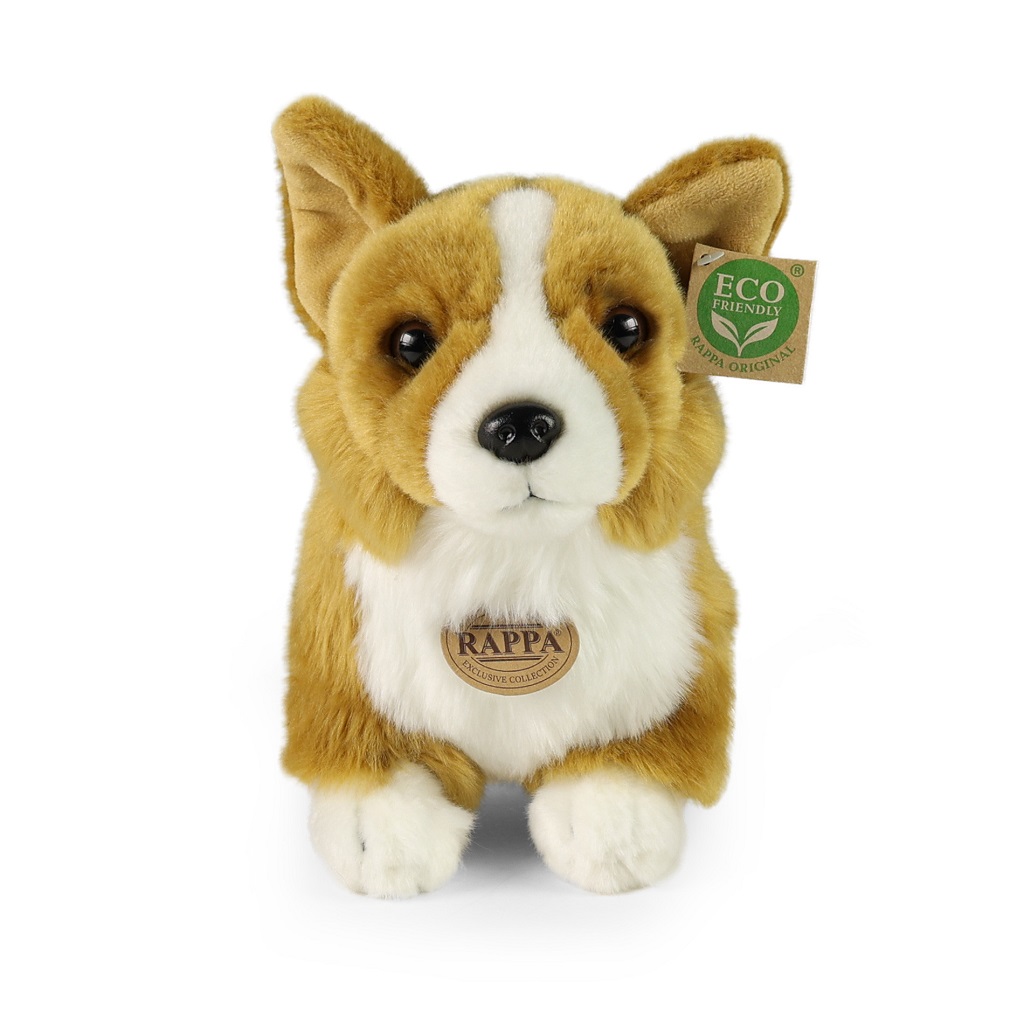 Rappa Plyšový pes corgi 32 cm ECO-FRIENDLY