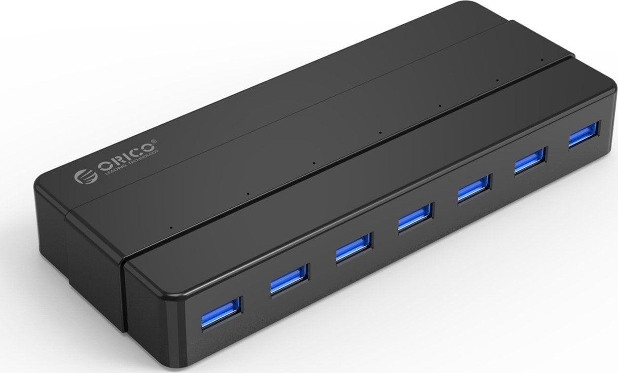 Orico HUB 7portový USB-A 3.0 - černý