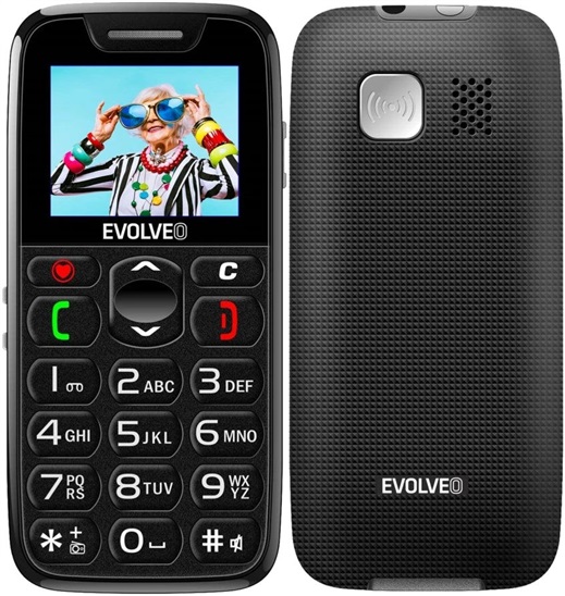 Evolveo EasyPhone Black