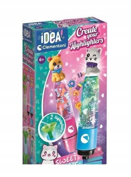 Clementoni - CRAZY CHIC zvýrazňovače Mazlíčci