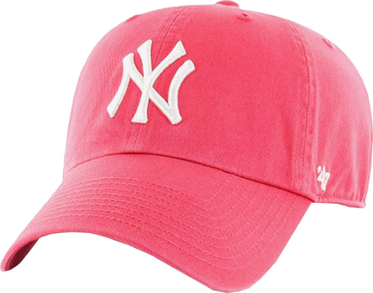 47 Brand Kšiltovka New York Yankees Clean Up B-RGW17GWSNL-BE Červená Jedna velikost