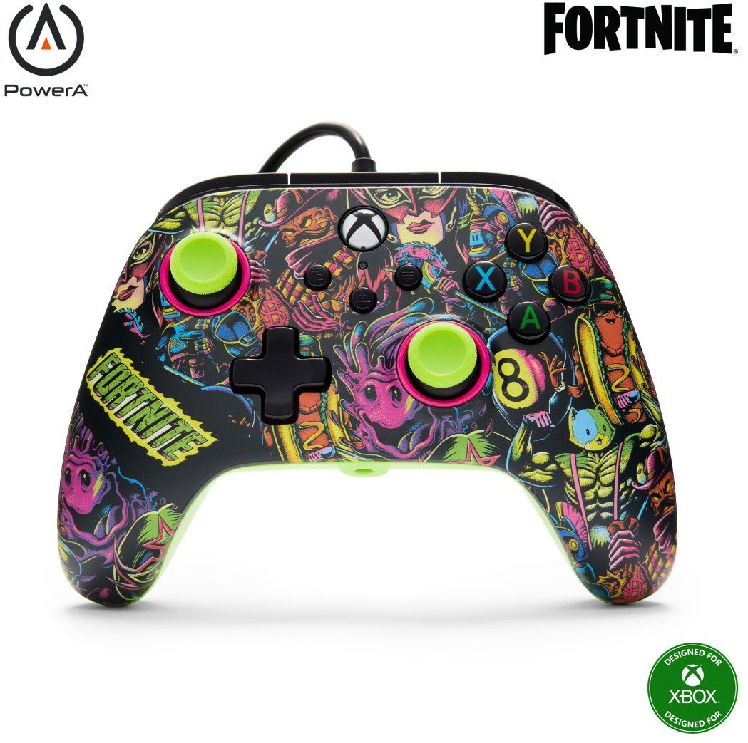 PowerA XS Wired Pad Advantage Fortnite Glow
