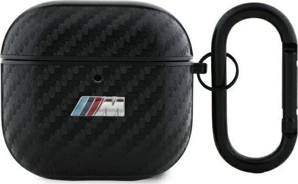 BMW Kryt BMA4CMPUCA AirPods 4 černý/černý PU karbonový M kolekce