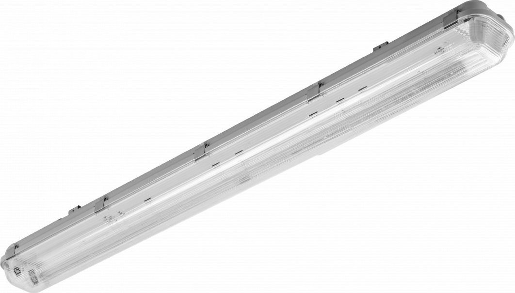 GTV Hermetické svítidlo LED GTV G-tech GT-HEL136-00 1x120 T8 LED-j G13 AC220-240V 50/60Hz IP65 IK06 abs/ps šedá