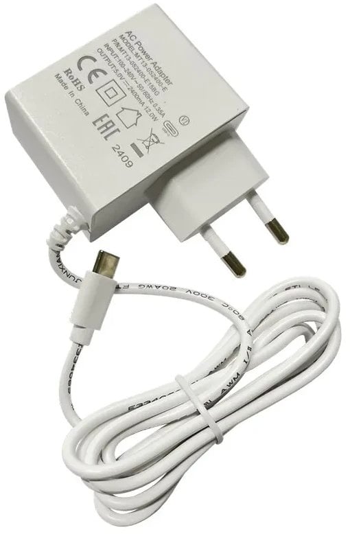 MikroTik Napájecí adaptér pro notebook 12W, 2,4A, 5V (MT13-052400-E15BG)