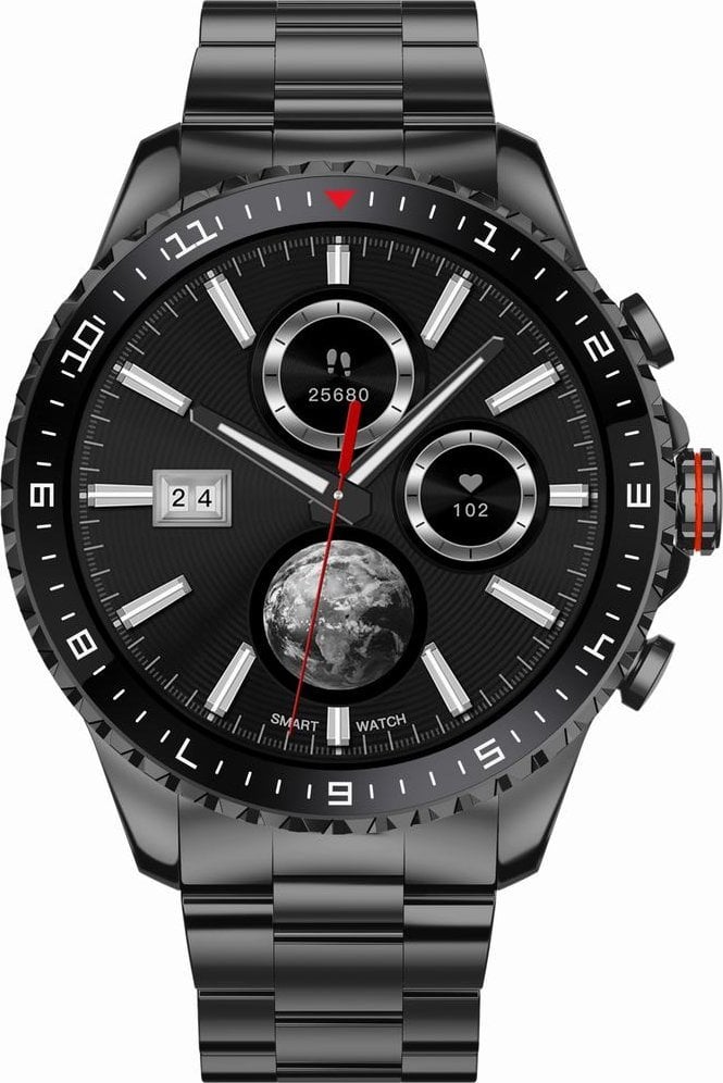 Pánské hodinky SMARTWATCH GRAVITY GT16-2 BLACK/BLACK