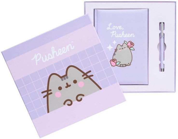Pusheen - sada zápisníků A5 + pero z kolekce Moments