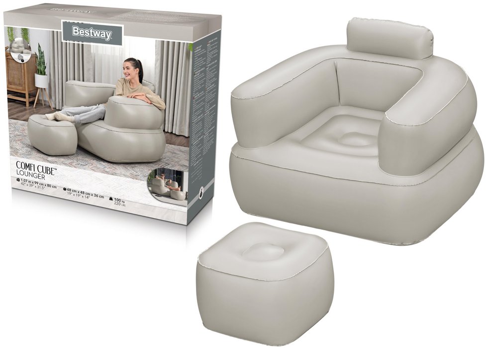 Bestway Nafukovací světelné křeslo 75137