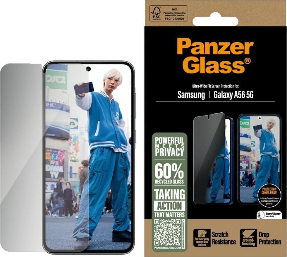 PGPrivacy SAM new A55 5G Ultra, PanzerGlass(R) Privacy Samsung new A55 5G