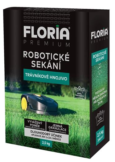 Hnojivo Agro  FLORIA trávníkové pro robotické sekání 2,5 kg