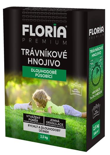 Hnojivo Agro  FLORIA trávníkové dlouhodobě působící 2,5 kg