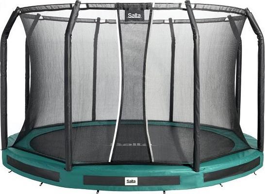 Trampolína Premium Ground Combo 251 cm zelená