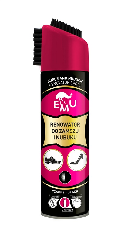 Vaco EMU Renovátor semišu a nubuku Čierny 250 ml
