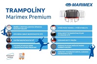 Marimex Premium trampolína 305 cm + vnitřní ochranná síť + schůdky ZDARMA