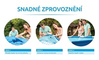 Intex bazén Florida 2,44x0,51 m, bez příslušenství