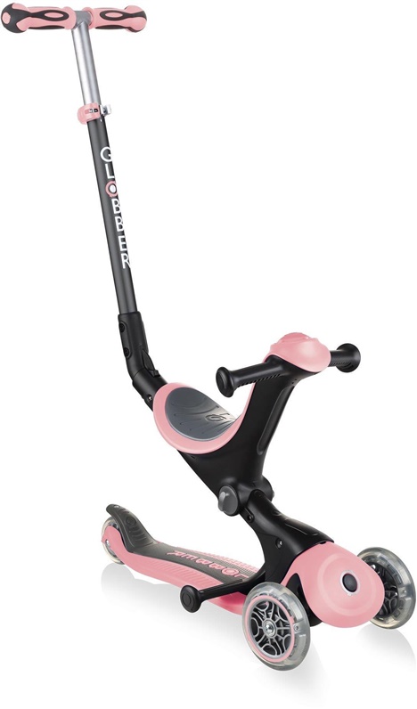 GLOBBER Dětská koloběžka Globber Go Up Deluxe, světle růžová