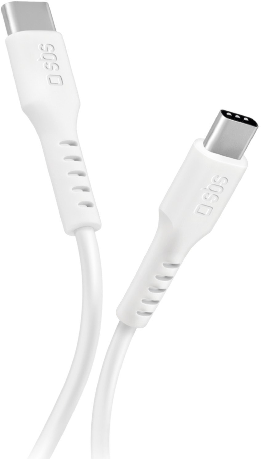 SBS Mobile USB kabel USB-C - USB-C 1 m bílý (8018417457647)