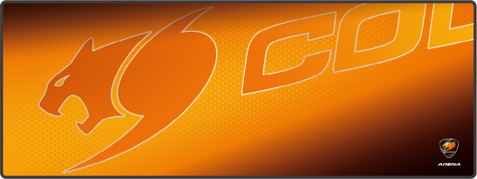 COUGAR podložka pod myš ARENA XL 800 x 300 x 5mm orange