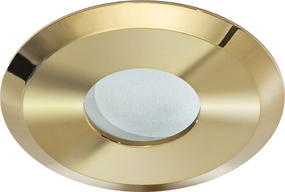Azzardo Zapuštěné svítidlo, zlatý globus, AZzardo OSCAR IP44 (zlatá) AZ2800