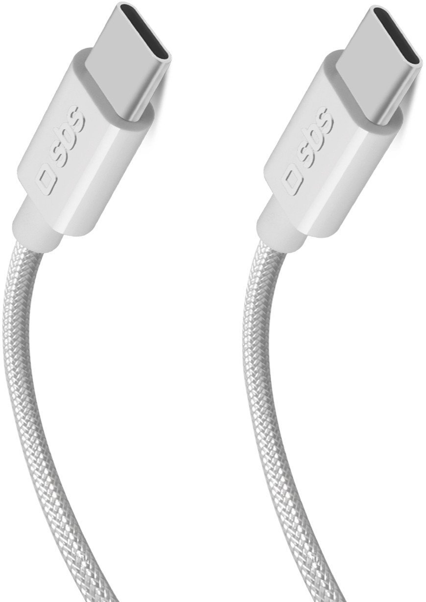 SBS Mobile Kabel SBS TECABLETISSUETCC2G 2 x USB-C 2m 60W s napájením - šedý
