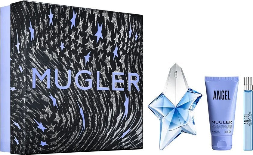 Thierry Mugler Angel set parfémovaná voda ve spreji 50ml + tělové mléko 50ml + parfémovaná voda ve spreji 10ml