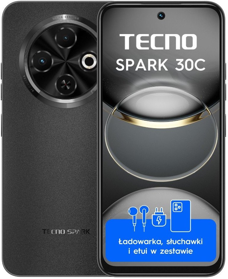TECNO SPARK 30C 16,9 cm (6.67 ) Dual SIM Android 14 USB Type-C 6//128 GB 5000 mAh Černá